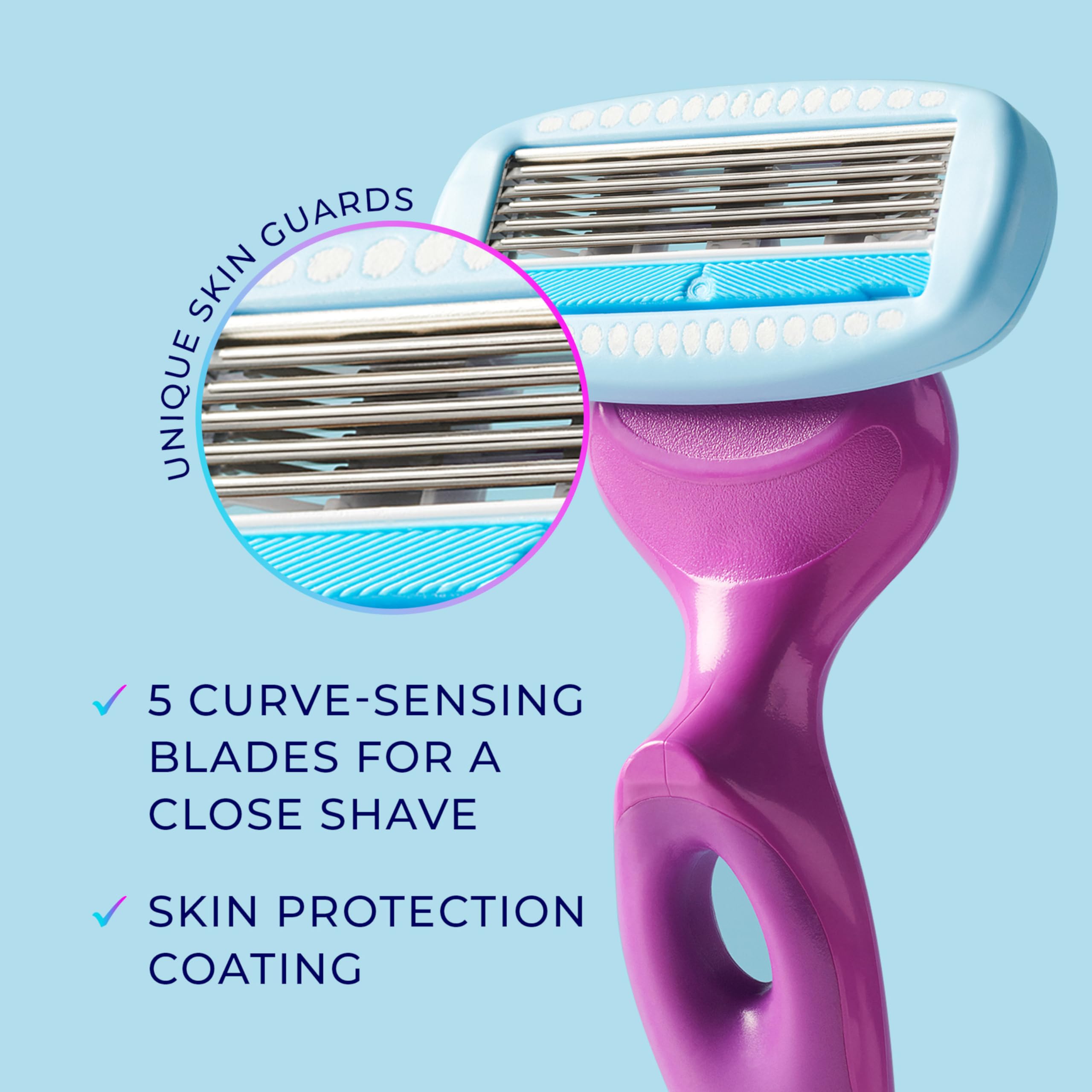 Schick Hydro Silk Shea Butter and Hyaluronic Acid feature in serum closeup.
