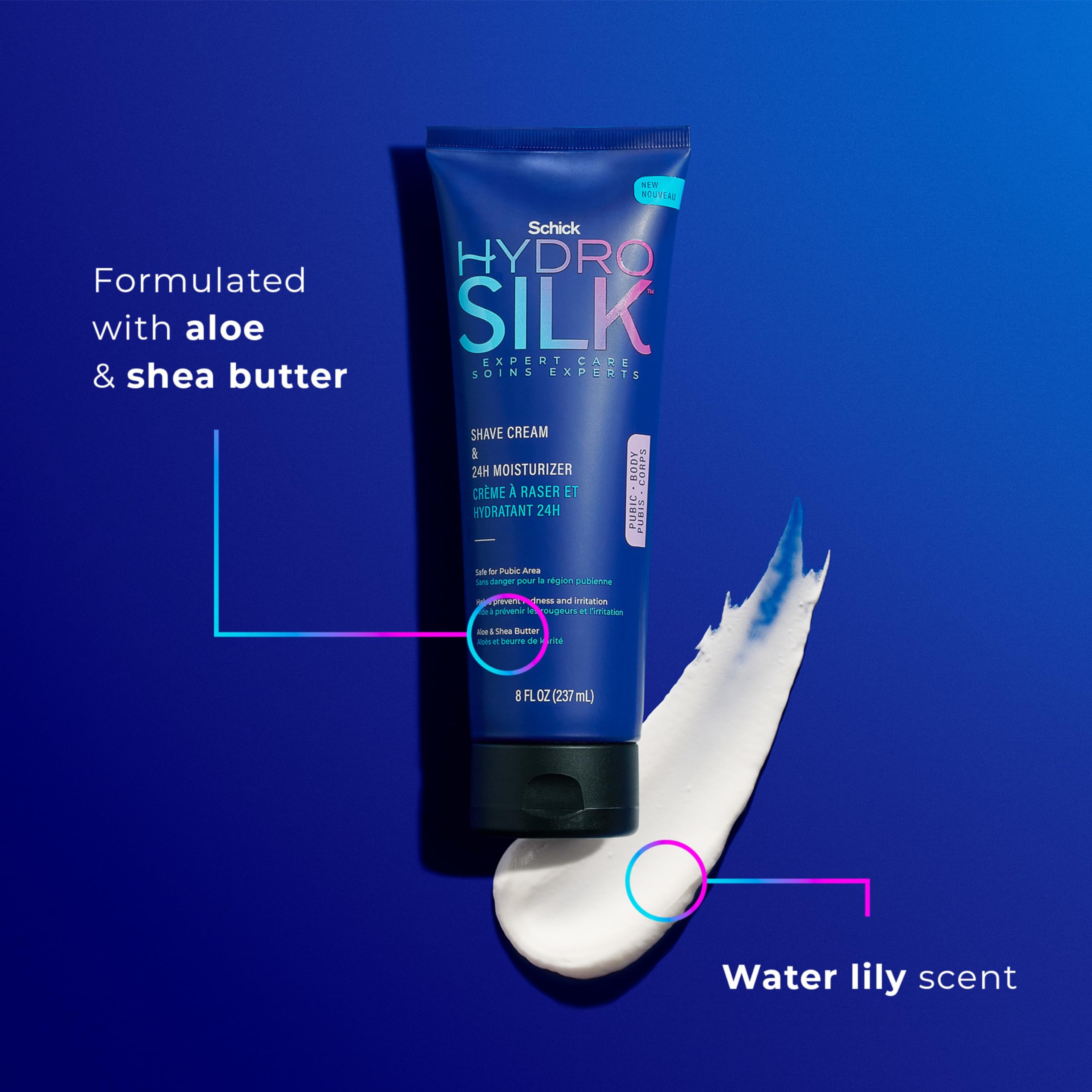 Water lily scent of Schick Hydro Silk enhances post-shave experience