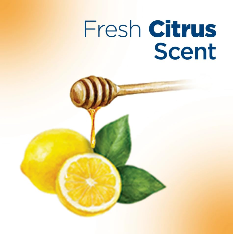 Schick Intuition Honey Limoncello four-blade head glides along contours for precise shaving.
