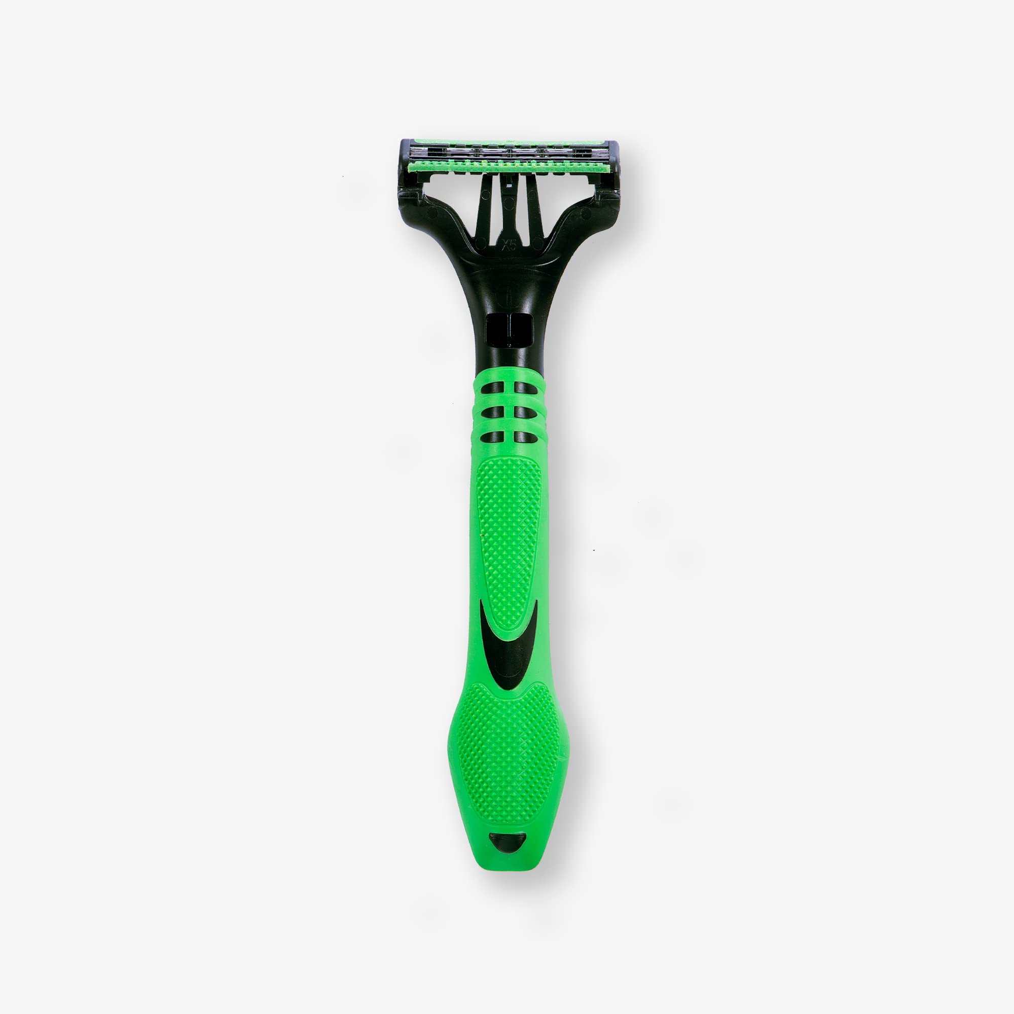 Schick Xtreme3 aloe-vitamin-e-lubrication close-up emphasizes skin-friendly glide.