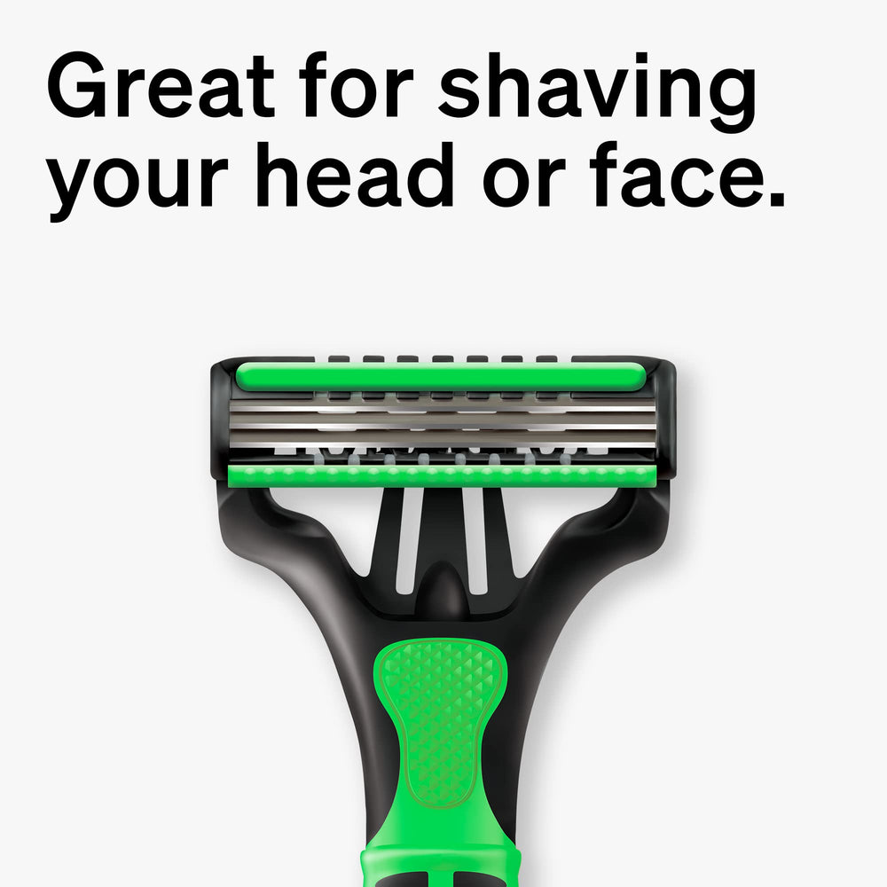 Schick Xtreme3 pack-of-3 disposable razors offers convenient, ready-to-use grooming.