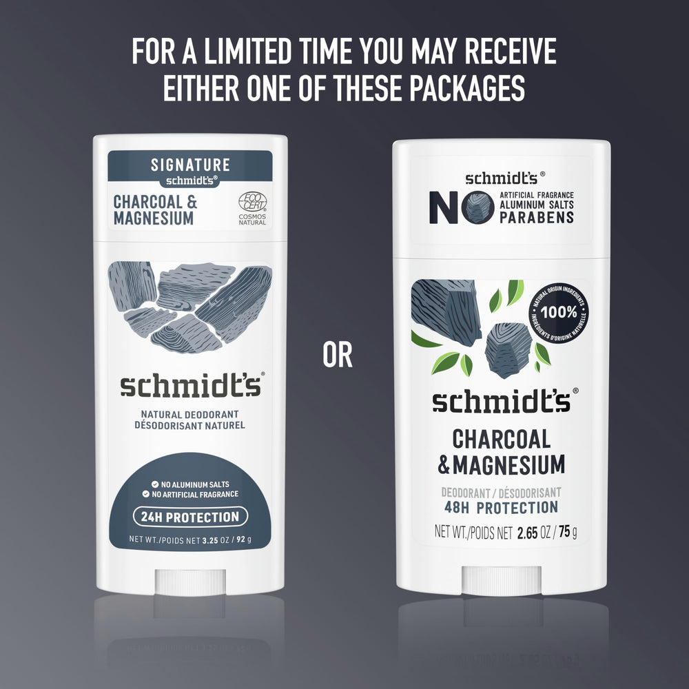 Schmidt's Charcoal & Magnesium deodorant-vegan-crueltyfree reinforces ethical sourcing.
