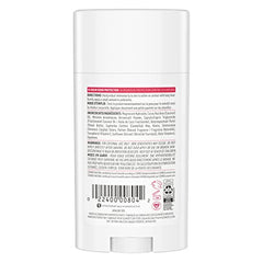 Close-up of Schmidt's deodorant stick application showing easy, small-amount use.