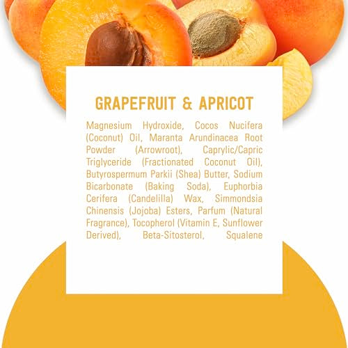 Schmidt's Grapefruit & Apricot demonstrates easy 1–2 swipe application.