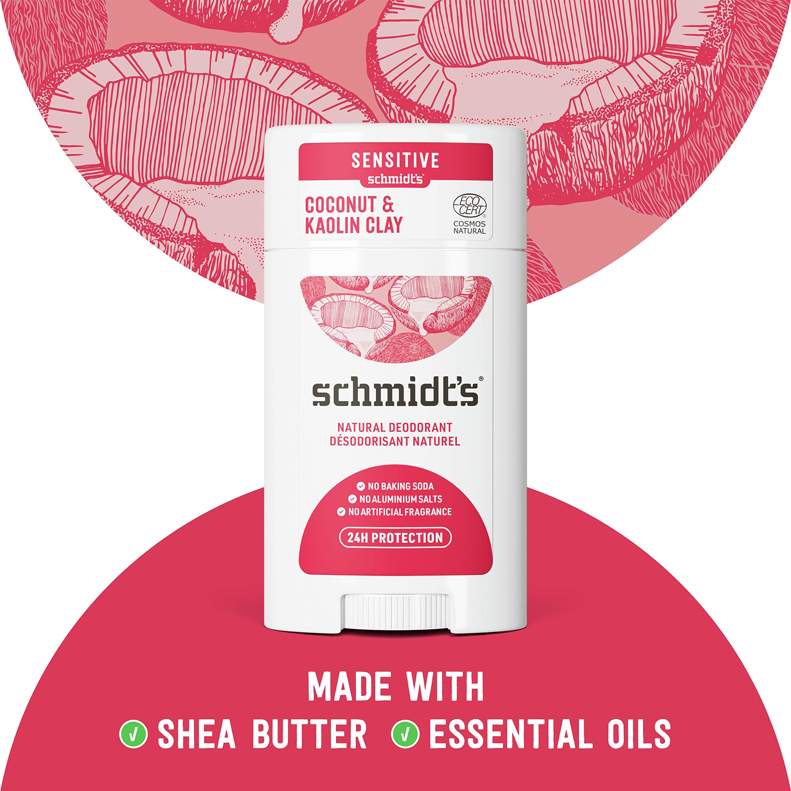 Fragrance focus on tea tree and lavender essential oils in Schmidt's deodorant.