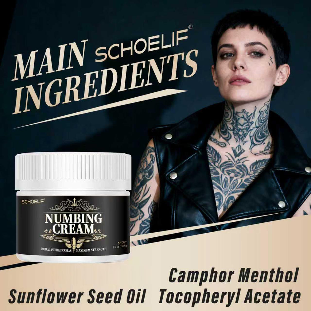 SCHOELIF compact 50g tube shown for convenient, portable use.