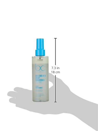 Schwarzkopf BC Moisture Kick finish detail shows healthy shine