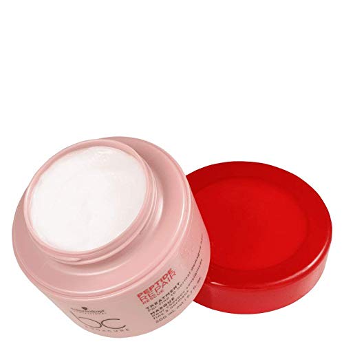 Schwarzkopf BC Peptide Repair Rescue Treatment salon-display signals premium care.