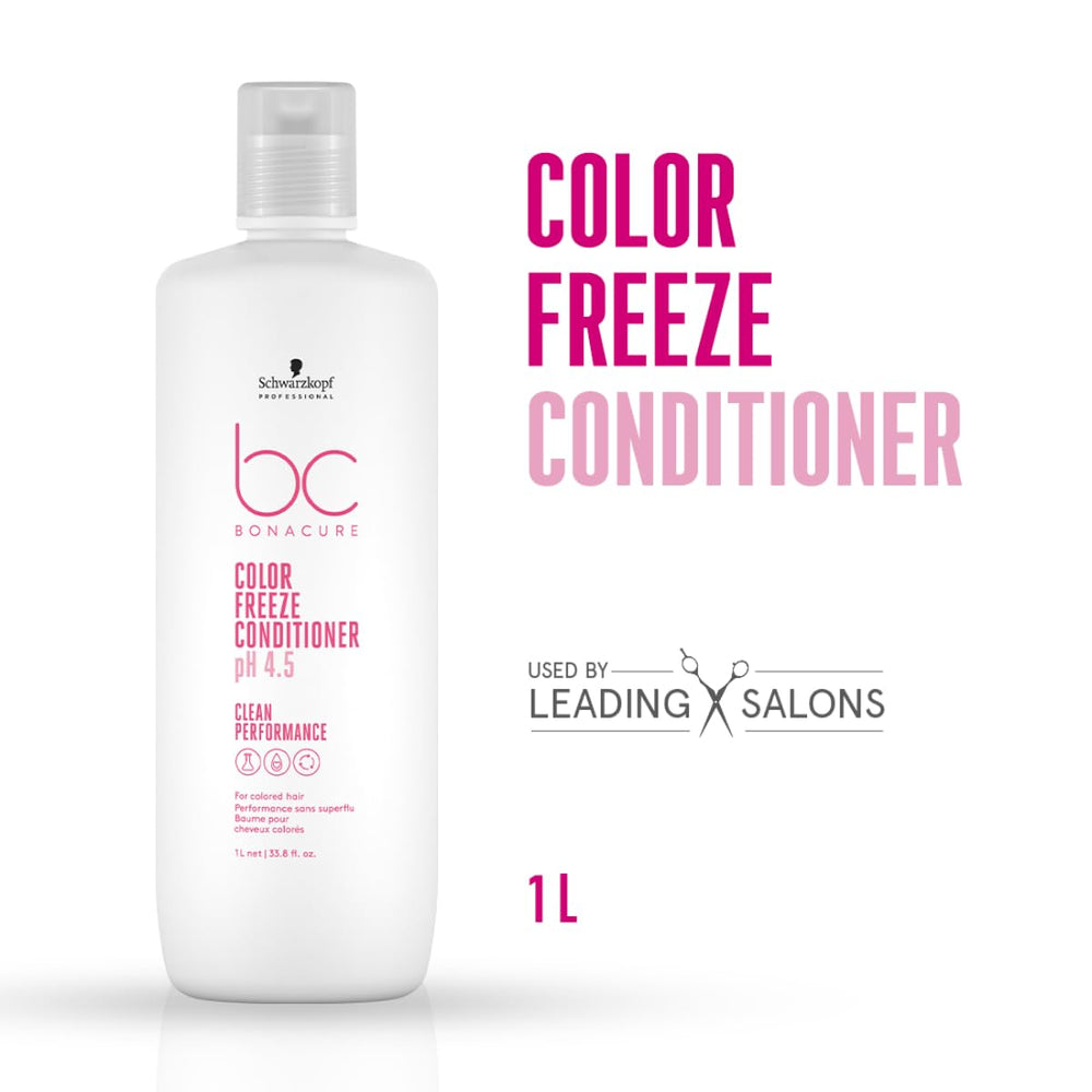Schwarzkopf Bonacure Color Freeze conditioner pump for easy application