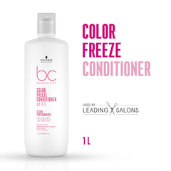 Schwarzkopf Bonacure Color Freeze conditioner pump for easy application