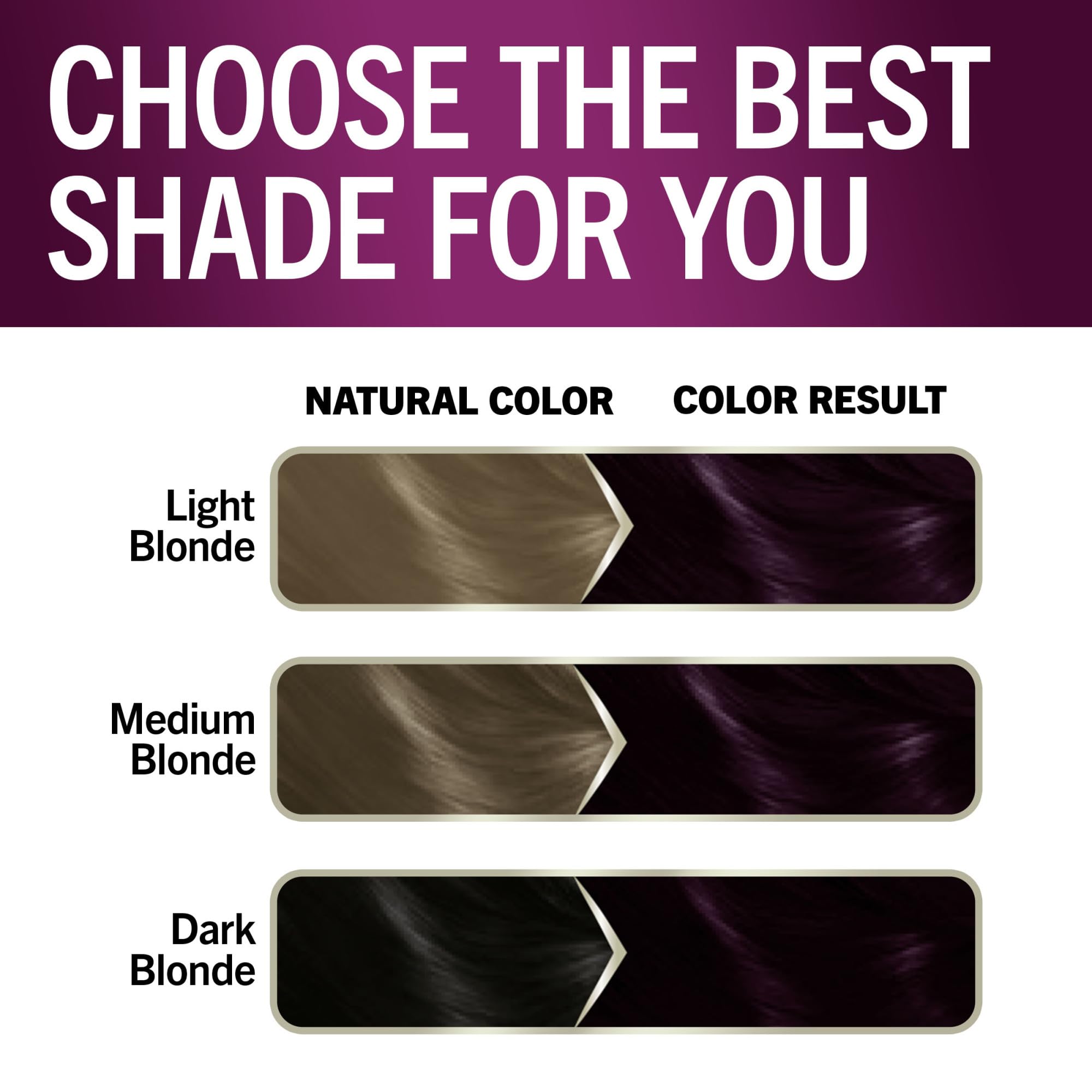 Schwarzkopf finished hair with vibrant color and healthy shine
