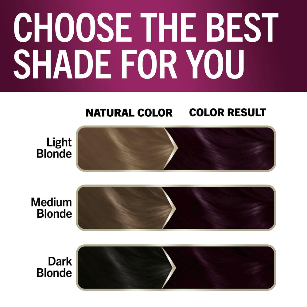 Schwarzkopf finished hair with vibrant color and healthy shine