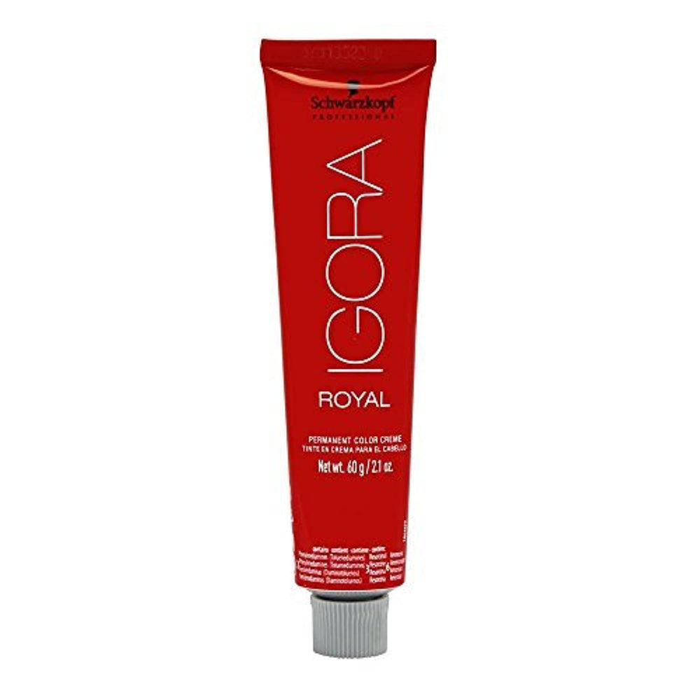 Schwarzkopf Igora Royal 5-1 packaging demonstrates a compact 60g kit for home salon-grade color