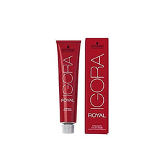 Schwarzkopf Igora Royal 60g packaging is compact for salon or travel.