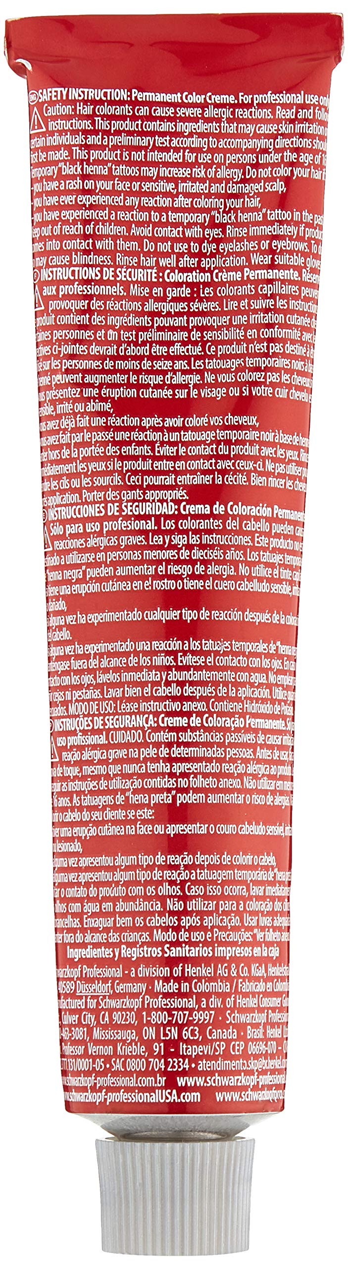 Schwarzkopf Igora Royal 7-0 color-developer mix in bowl for even, permanent color results.