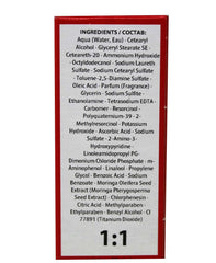 Schwarzkopf Igora Royal 7-65 dye-cream texture highlights smooth application.