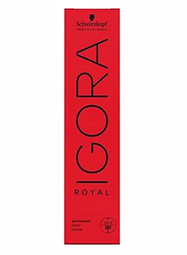Schwarzkopf Igora Royal 8-77 color result shows vibrant copper tones for bold style.