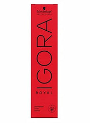 Schwarzkopf Igora Royal 8-77 color result shows vibrant copper tones for bold style.