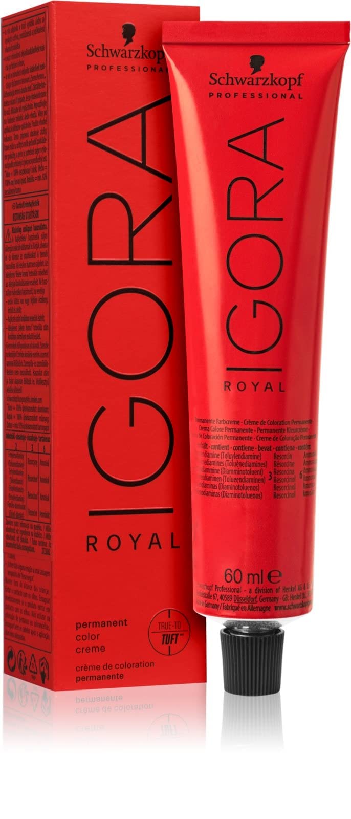Schwarzkopf Igora Royal 9-4 color swatches show shade accuracy for planning.