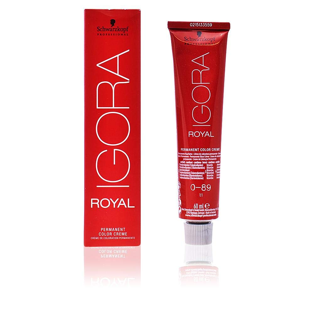Schwarzkopf Igora Royal developer bottle close-up highlighting precise mixing and even color development.