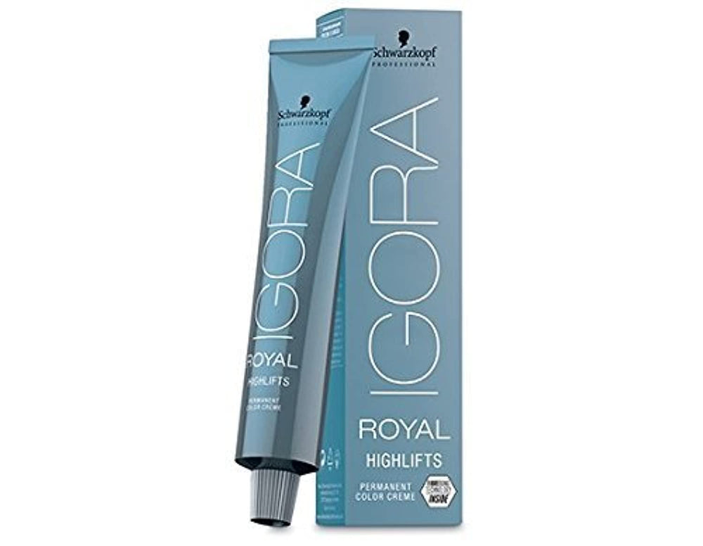 Schwarzkopf Igora Royal Highlifts box demonstrating salon-ready color kit benefits