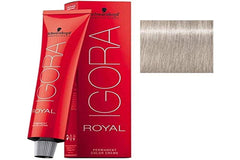 Schwarzkopf Igora Royal pastel ash blonde 9.5-1 swatch for even coverage and lasting shade