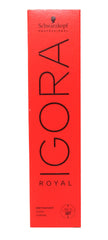 Schwarzkopf Igora Royal permanent color bottle for precise application and even coverage.
