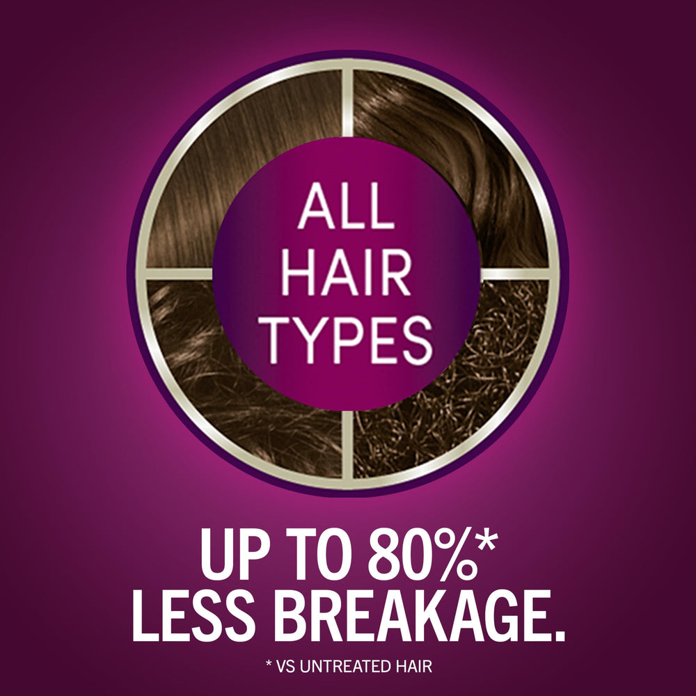 Schwarzkopf Keratin Color Berry Brown color cream on palette for rich shade.