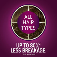 Schwarzkopf Keratin Color Berry Brown color cream on palette for rich shade.