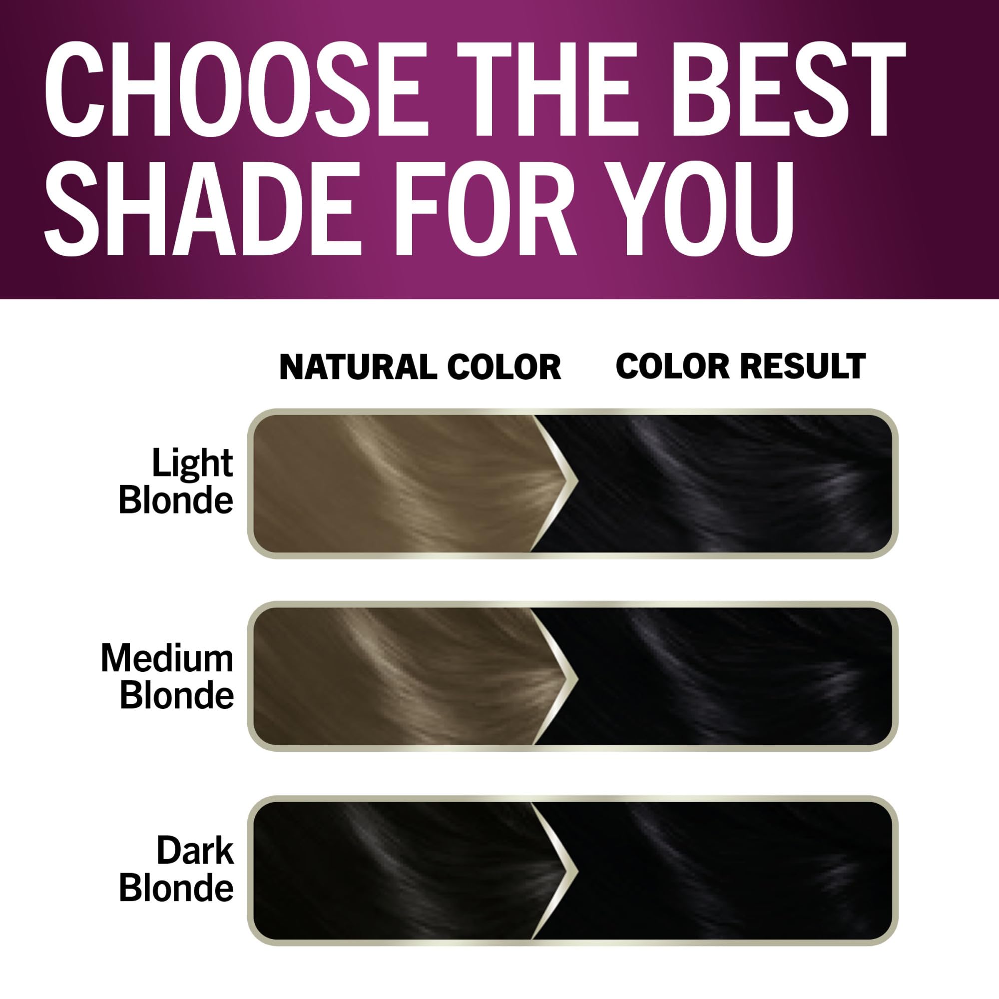 Schwarzkopf Keratin Color finished hair shine photo emphasizing fade-resistant color.