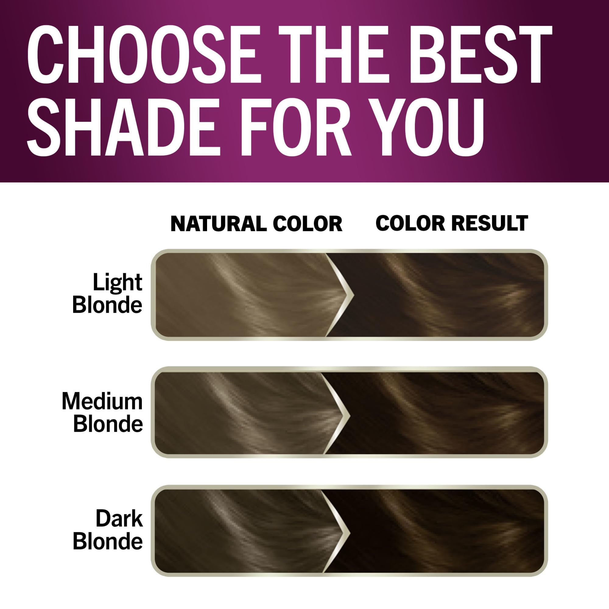 Gray coverage close-up demonstrates even tone across gray strands with color.