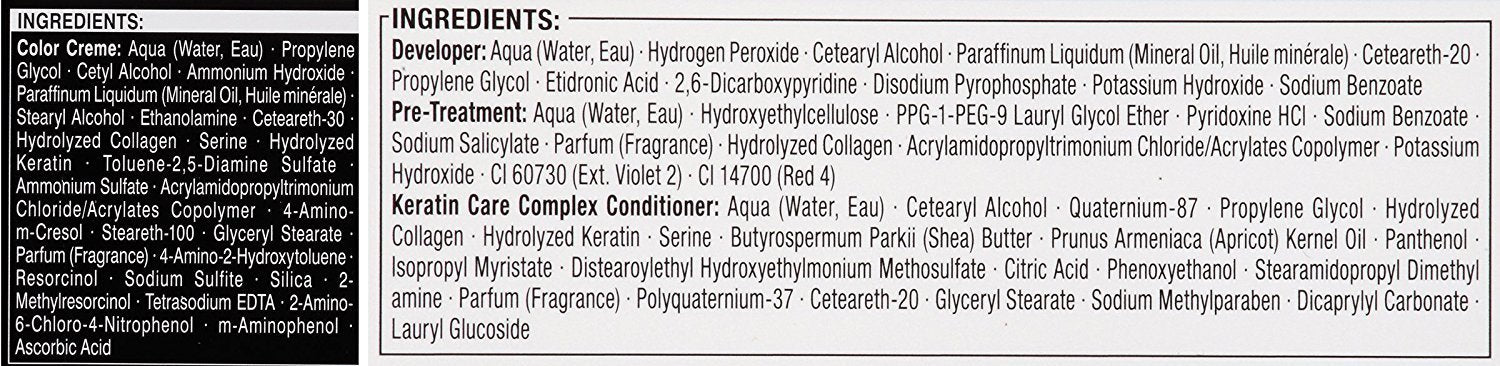 Schwarzkopf Keratin Color K-Bond-Plex repairs inner hair structure