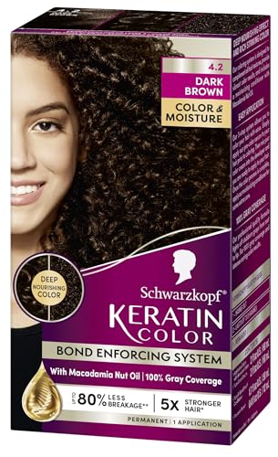 Schwarzkopf Keratin Color keratin-infused color cream delivers vibrant, long-lasting shade