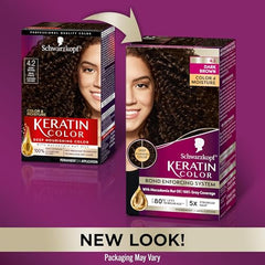 Schwarzkopf Keratin Color pre-color serum protects and preps hair for softer texture