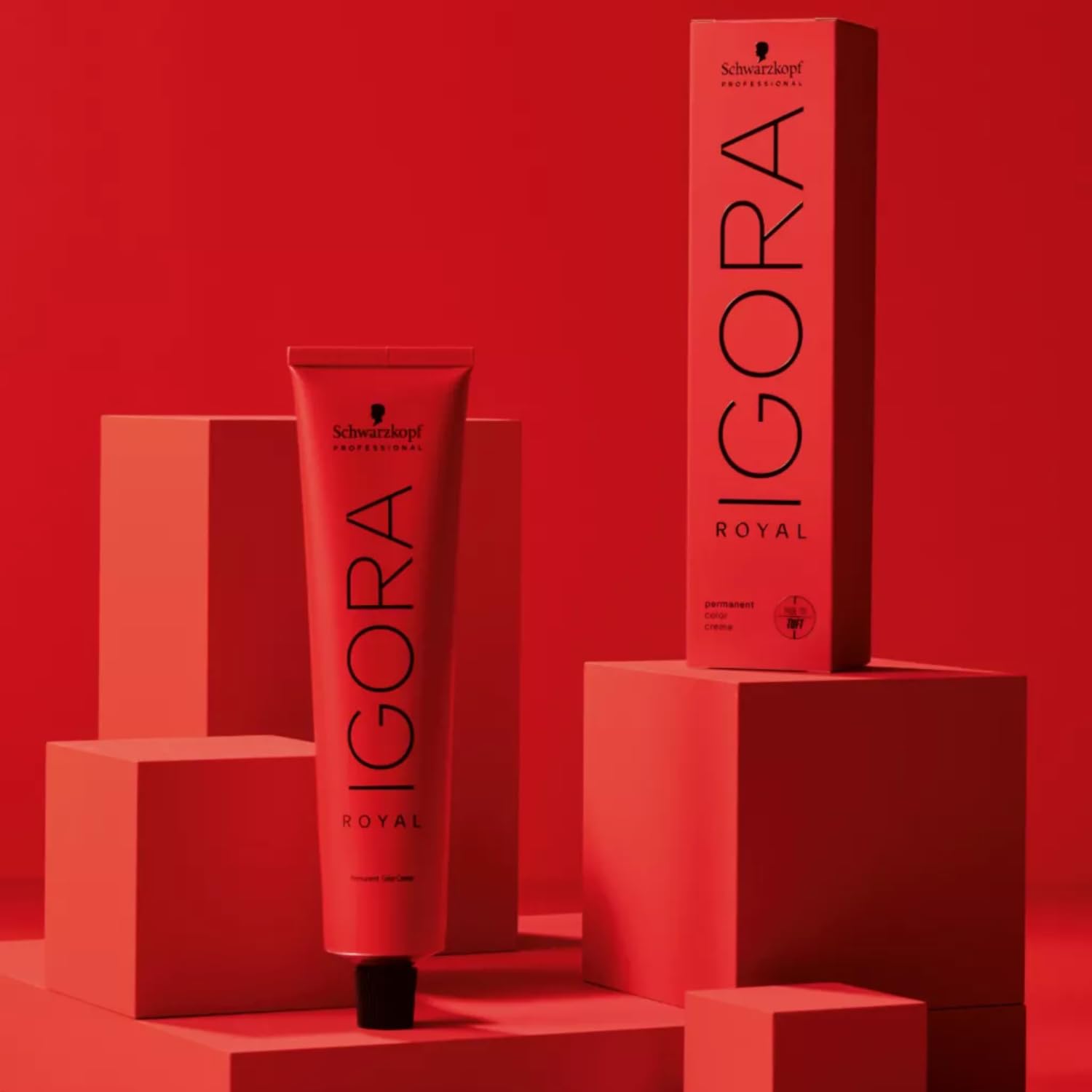 Schwarzkopf Igora packaging signals premium professional-grade color tools