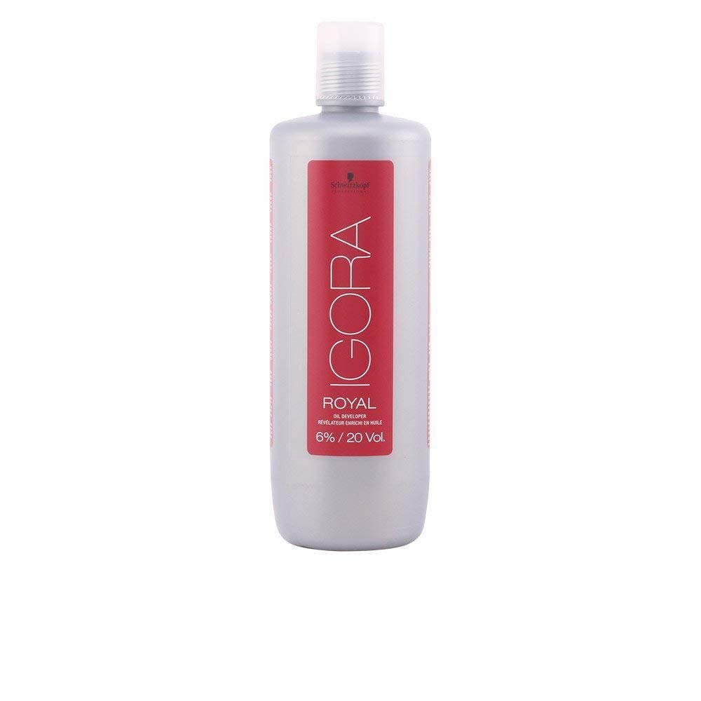 Schwarzkopf Professional ROYAL IGORA ACTIV color palette with mixing steps for precise shade control.