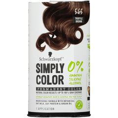 Schwarzkopf Simply Color box showing easy at‑home color kit for vibrant, even gray coverage