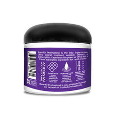 Scientific Solutions Global Bare 40 Pro heel smoothing close-up showing exfoliation.