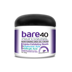 Scientific Solutions Global Bare 40 Pro jar front view highlighting exfoliation and hydration.