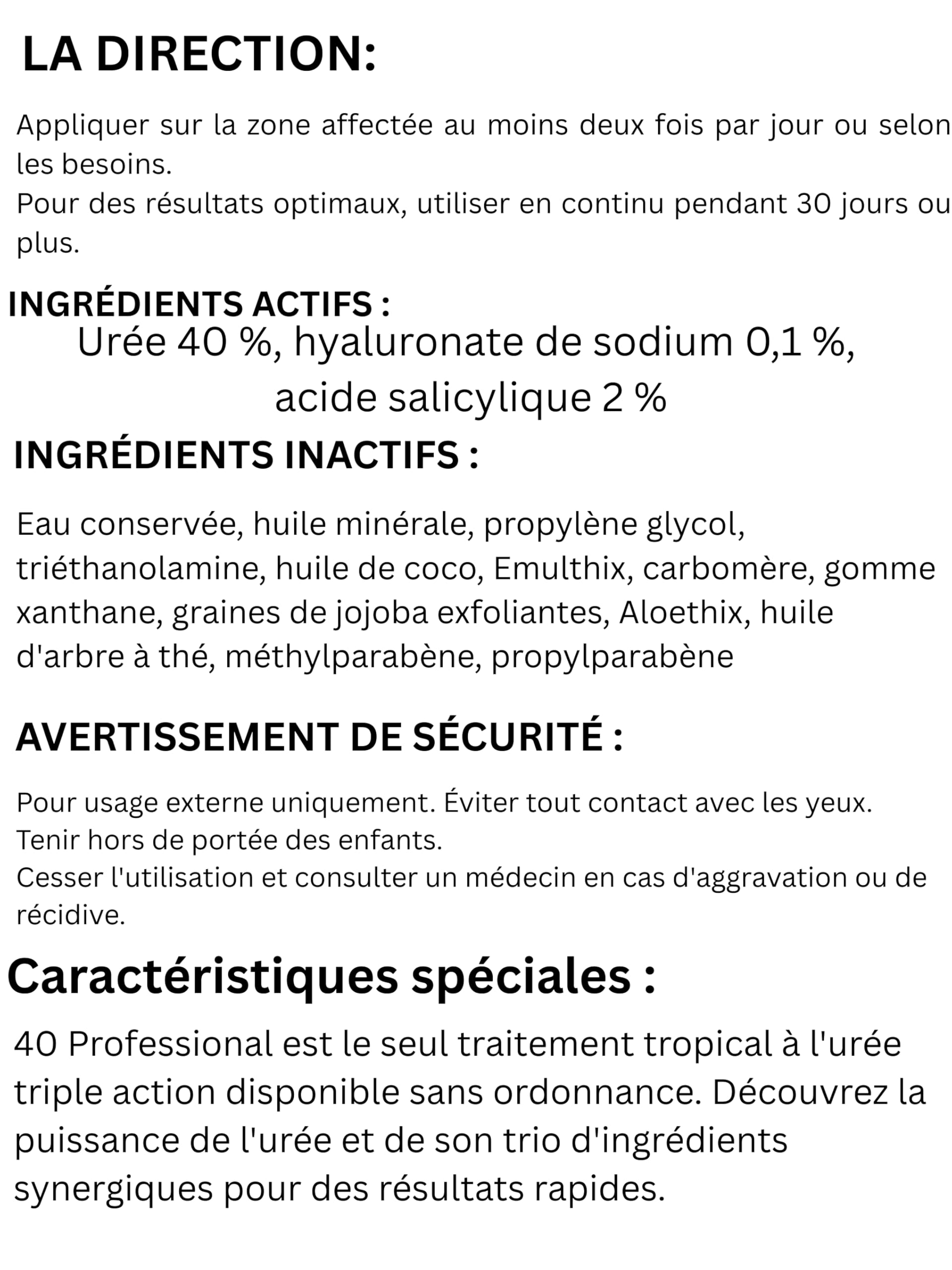 Scientific Solutions Global Bare 40 Pro USA-made label on bottle.
