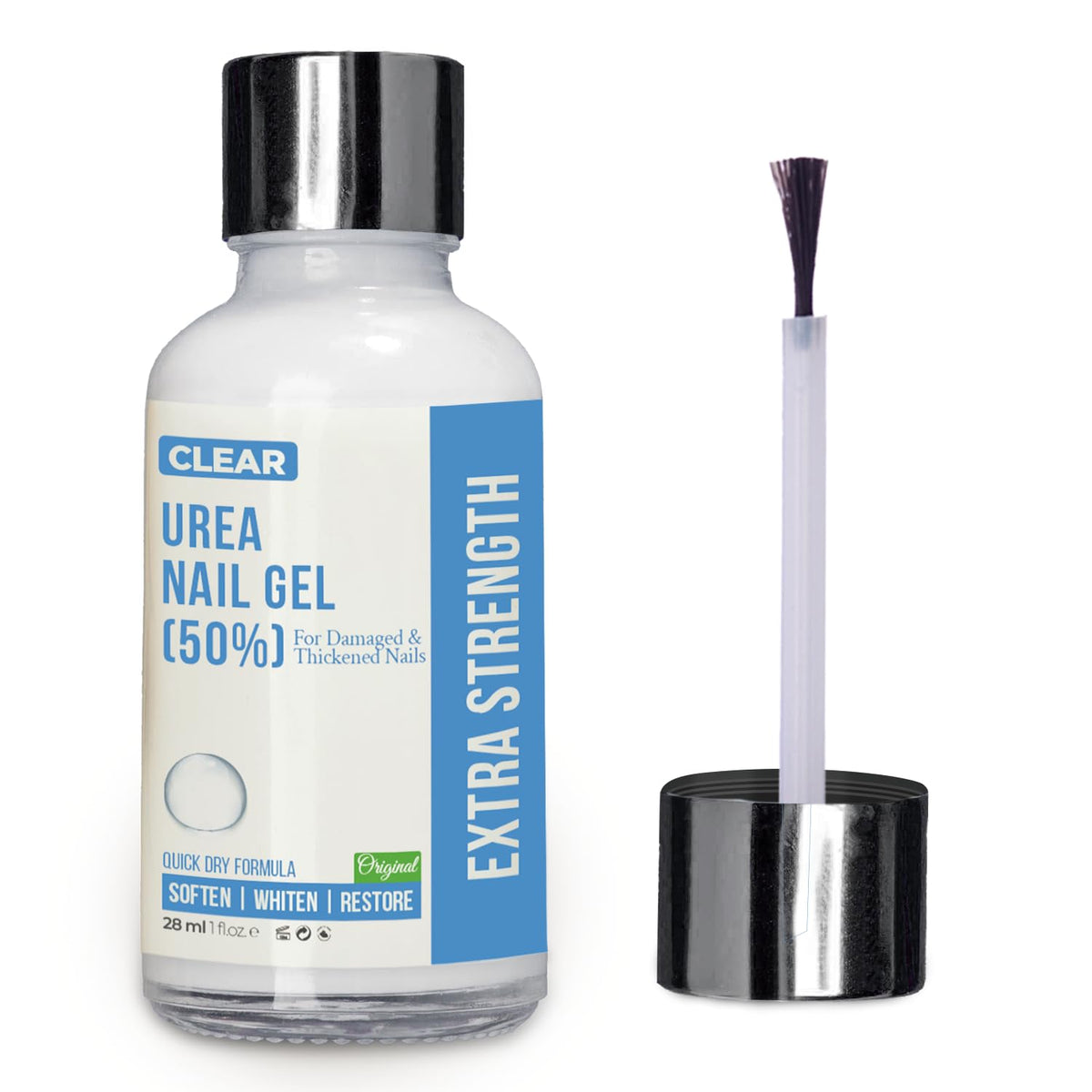 Scientific Solutions Global Urea 50 Nail Gel – brush application for precise treatment.