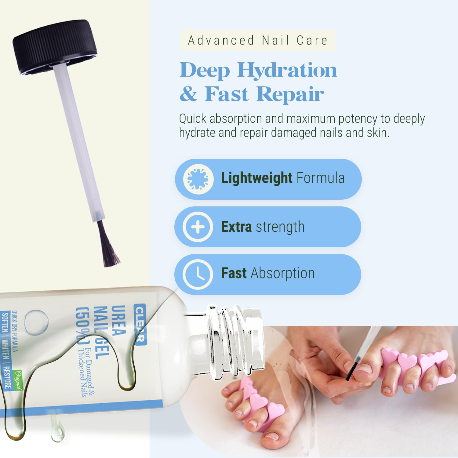 Scientific Solutions Global Urea 50 Nail Gel – USA-made quality and control.