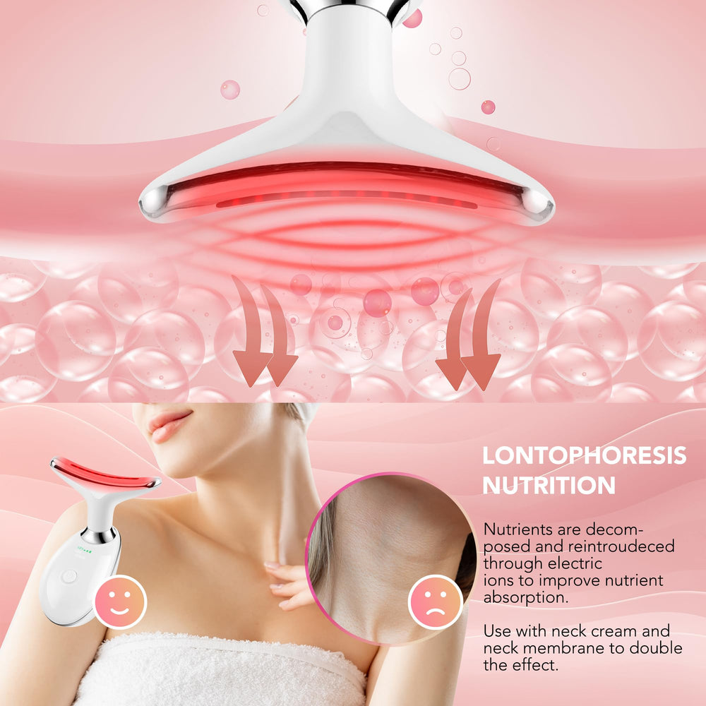 Scopck rechargeable massager with ergonomic design for comfortable facial sessions.