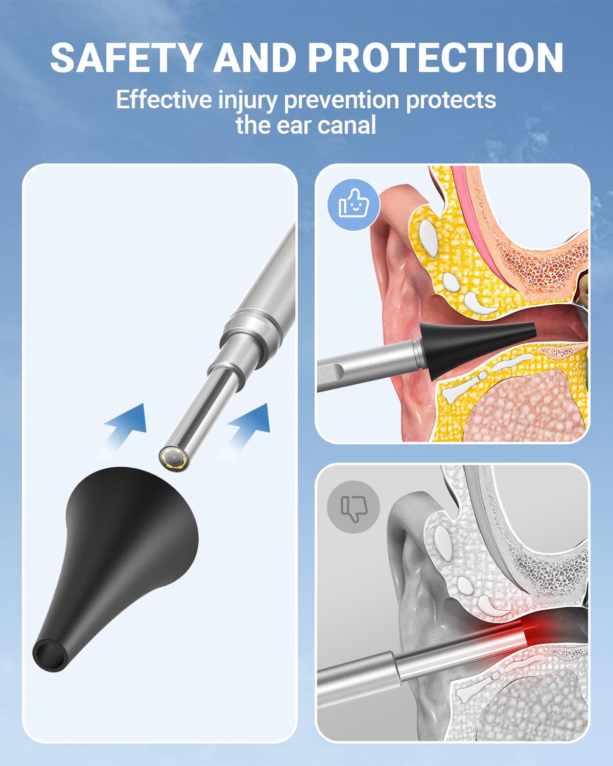 ScopeAround otoscope magnetic hands-free mount enables hands-free inspection