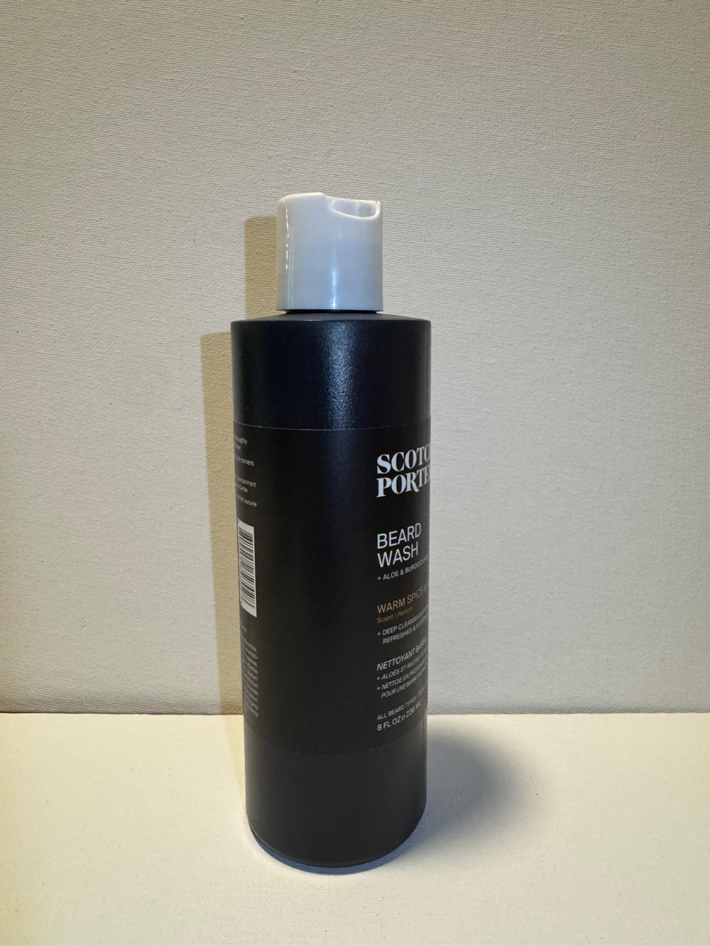 Sulfate-free formula of Scotch Porter beard wash keeps skin balanced.