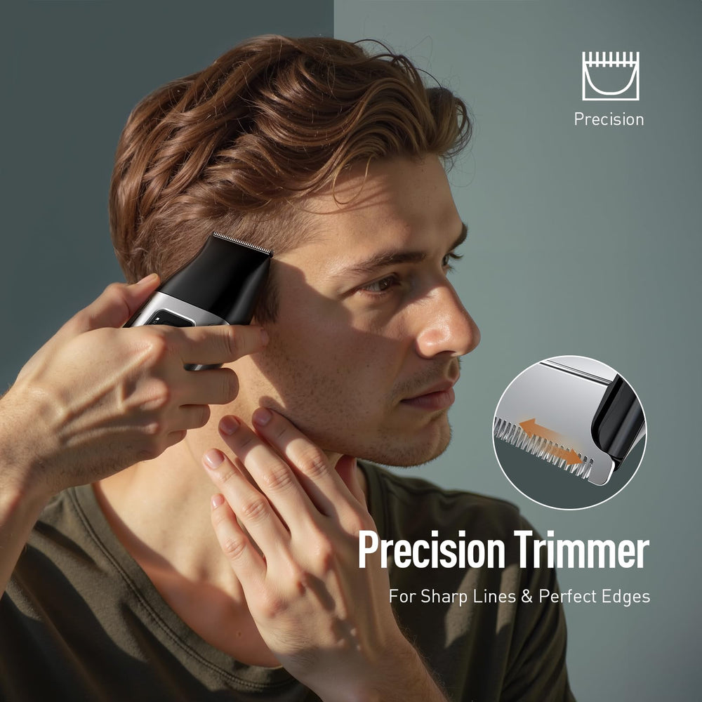 Scrorui IPX7 waterproof body lets you shave in wet conditions safely.