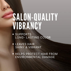 Color Renewal Gentle Shampoo delivers lasting color brilliance with UV guard.