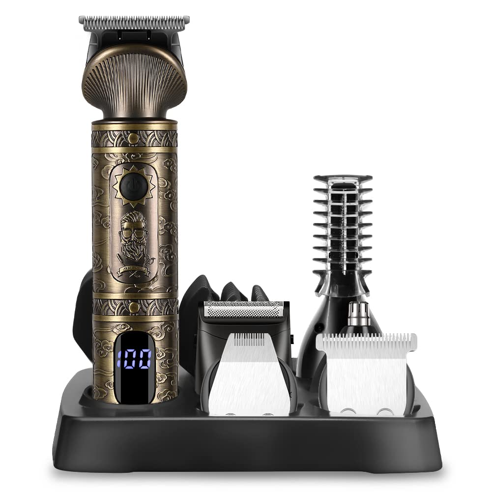 Scttomon beard-trimmer-kit washable blades image highlights easy rinse-clean maintenance.