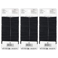 Scunci Effortless Beauty elastics securing a workout ponytail with secure grip