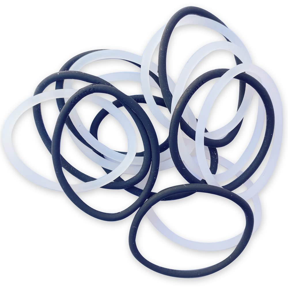 Scunci Evolution hair ties closeup show soft, durable construction for all-day hold.